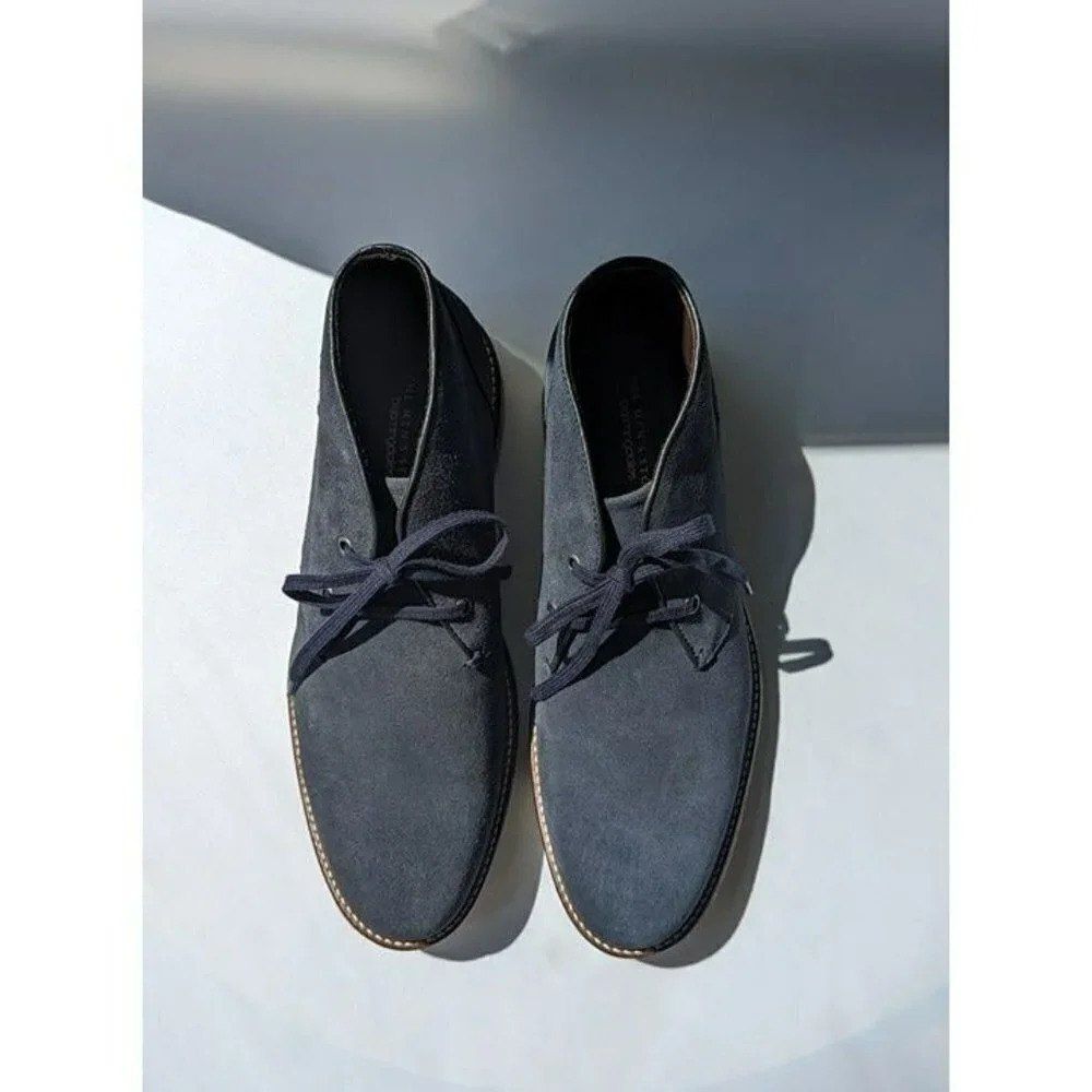 The Men's Store Bloomingdale's Chukka Boot Navy Suede Size 8 (MSRP $180) - Picture 4 of 9